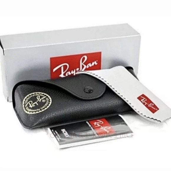 RayBan Aviator Black Lens RB3025 New - Picture 8 of 12